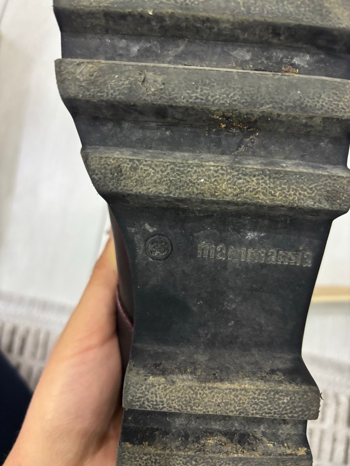 Bordo Deri Kadın Klasik Topuklu Ayakkabı - Görsel 4