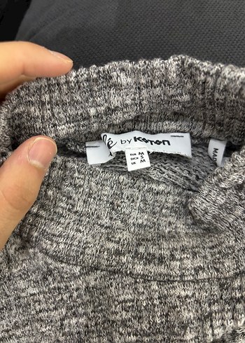 Gri Örgü Yüksek Yakalı Kadın Kazak - Görsel 4