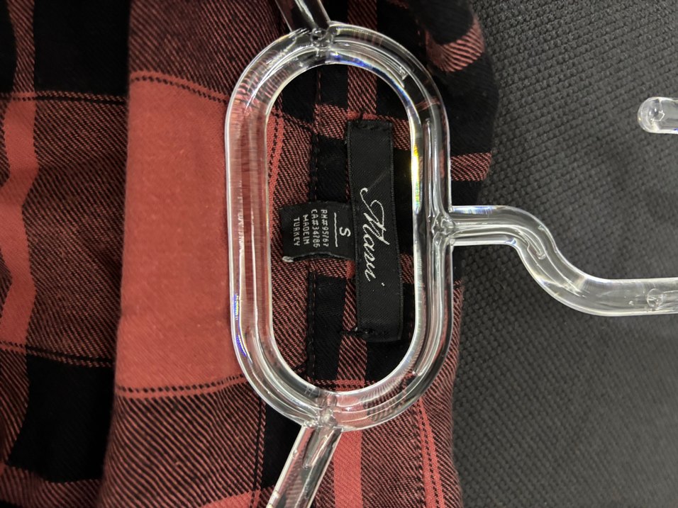 Düğmeli Ekose Kadın Gömlek - Görsel 4