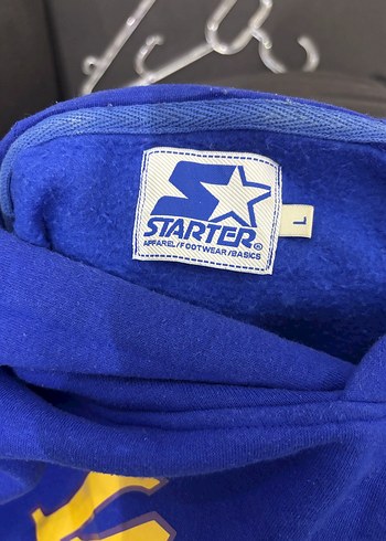 Erkek  Mavi Lakers Baskılı Sweatshirt - Görsel 4