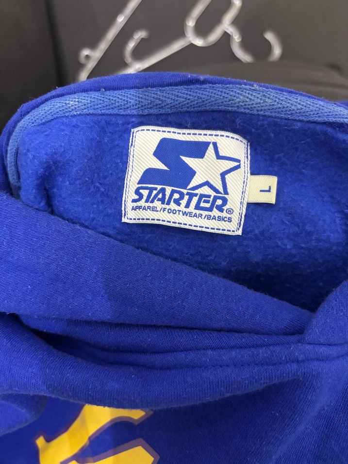 Erkek  Mavi Lakers Baskılı Sweatshirt - Görsel 4