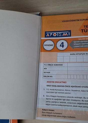 APOTEMİ 15 TYT Türkçe Denemeleri Tamamı Çözümlü