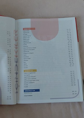 Beden Renk TYT Geometri Soru Kitabı - 4 Turda Sınava Hazırlık