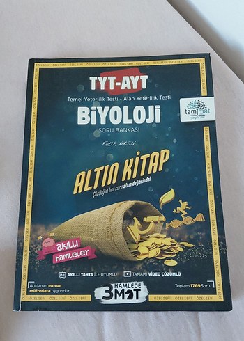 TYT-AYT Biyoloji Soru Bankası Altın Kitap