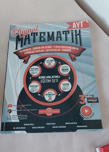 Orijinal Matematik AYT Konu Anlatımlı Eğitim Seti