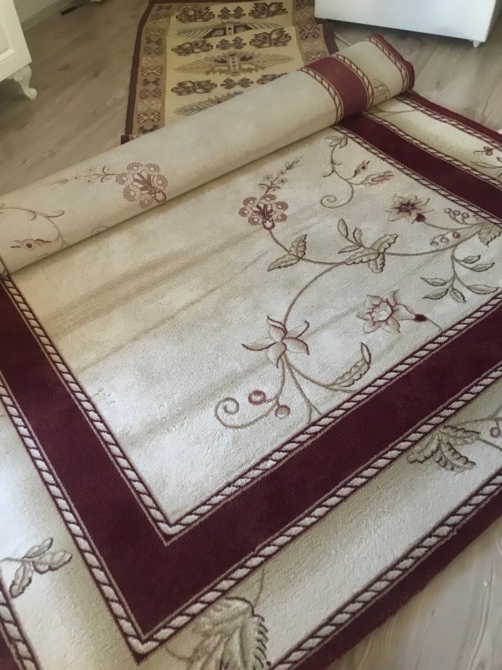 Bordo krem Halı - Görsel 2