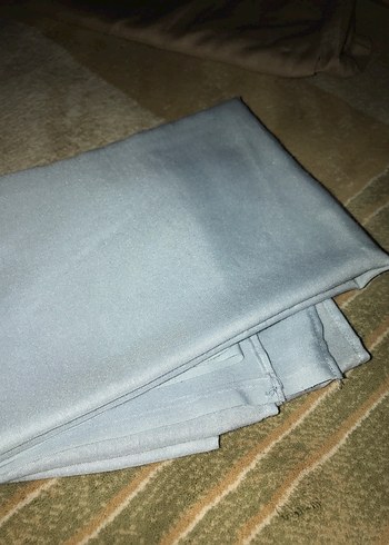 Bebek mavisi pamuklu şal - Görsel 2