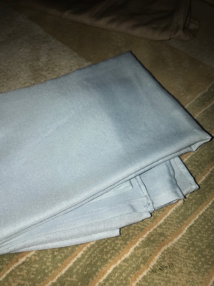 Bebek mavisi pamuklu şal - Görsel 2