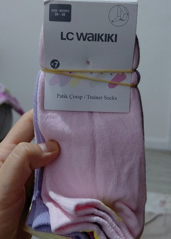 LC Waikiki Pembe kadın Çorap Seti