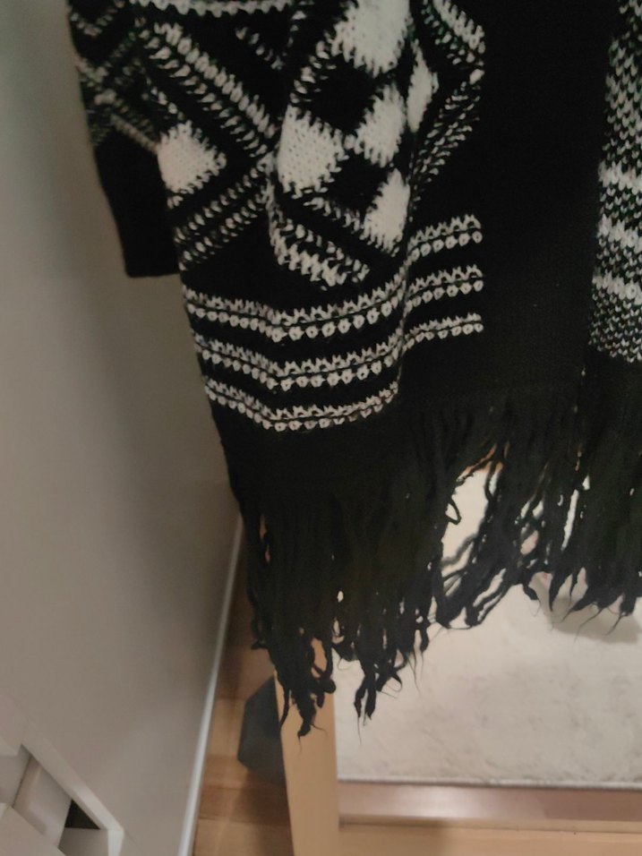 Bohem Desenli Örme Kadın Hırka - Görsel 2