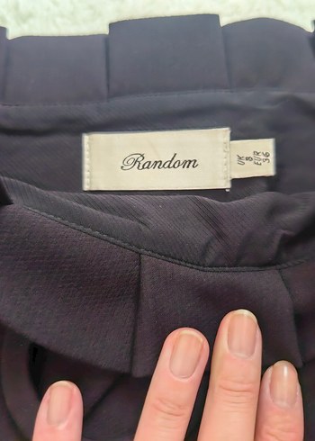 Siyah Kemerli Mini Kadın Etek - Görsel 2