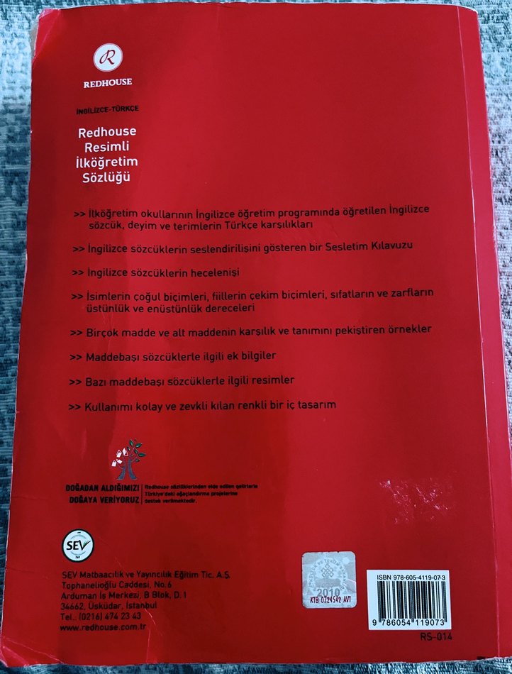 Redhouse Resimli İlköğretim İngilizce-Türkçe Sözlük - Görsel 2