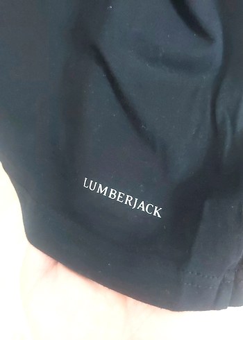 ERKEK SIYAH LUMBERJACK TISORT - Görsel 5