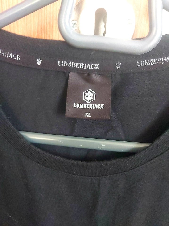 ERKEK SIYAH LUMBERJACK TISORT - Görsel 3