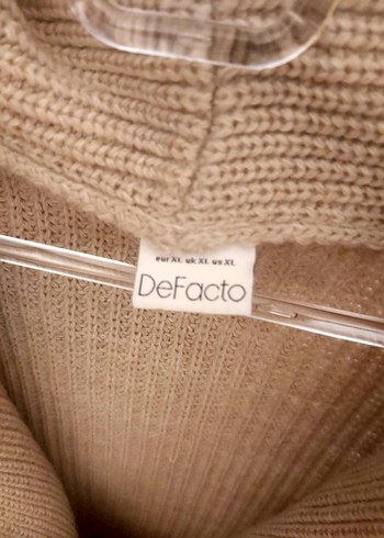 Erkek Bej Örgü ŞAL yaka Hırka - Görsel 2