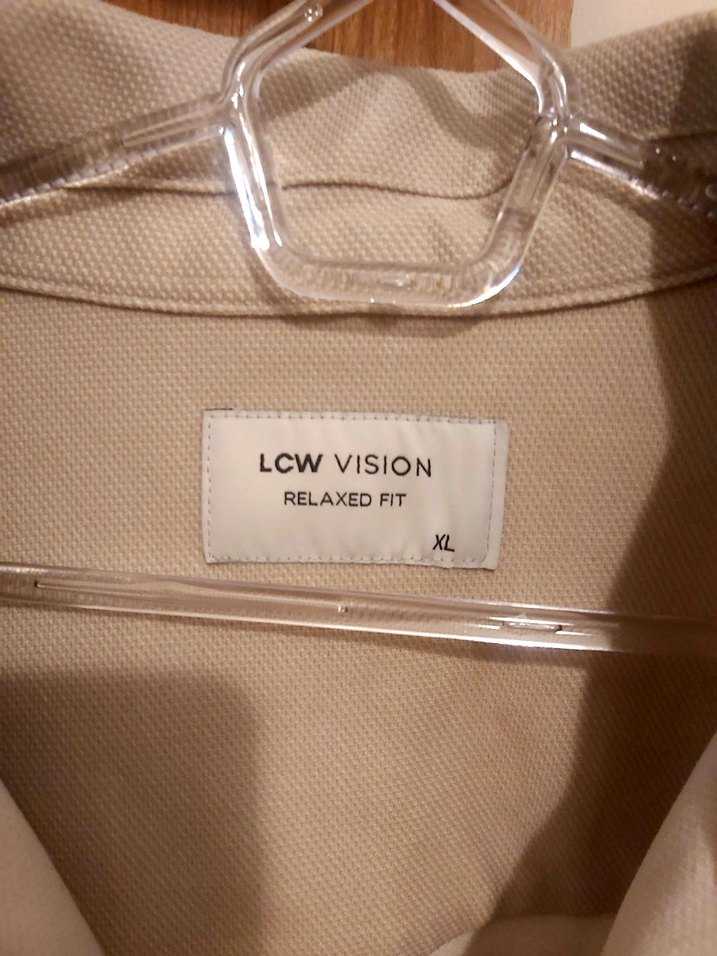 Erkek Bej Gömlek Ceket - Görsel 2