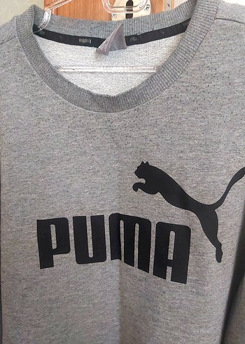 Gri Puma Erkek Sweatshirt - Görsel 2
