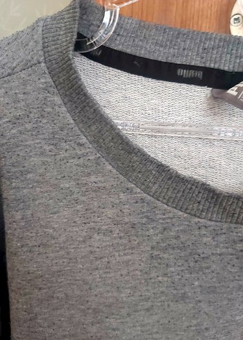 Gri Puma Erkek Sweatshirt - Görsel 5