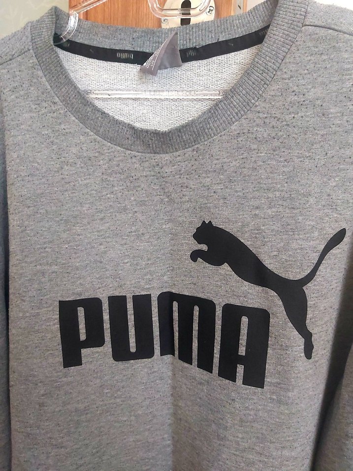 Gri Puma Erkek Sweatshirt - Görsel 2