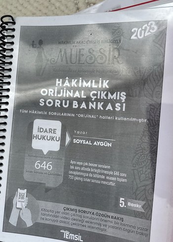 Müessir Hâkimlik Soru Bankası - Görsel 4