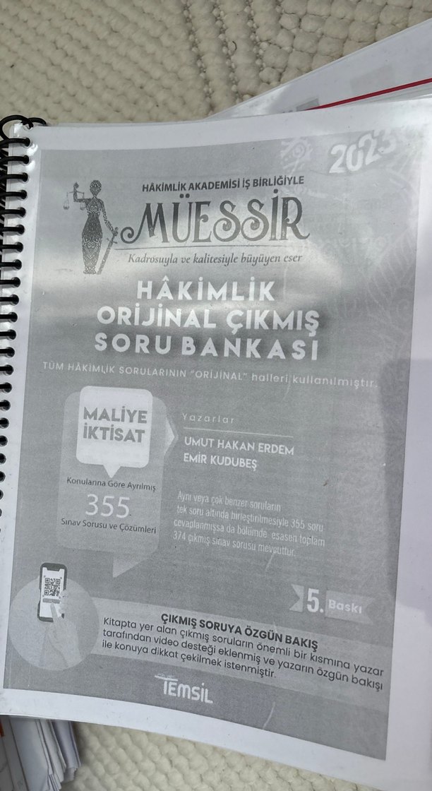 Müessir Hâkimlik Soru Bankası - Görsel 3