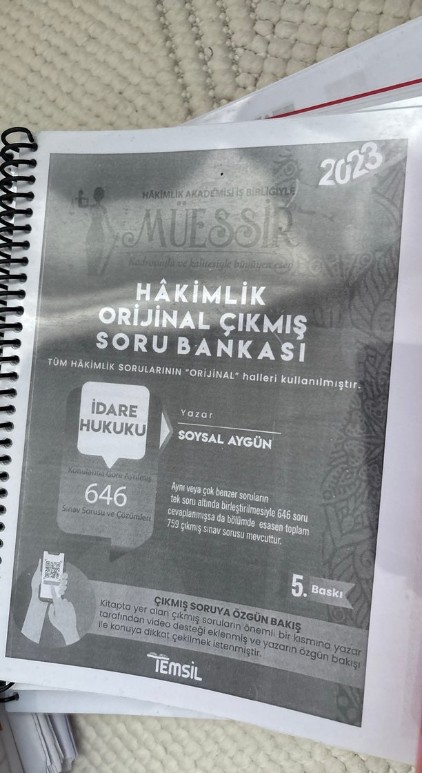 Müessir Hâkimlik Soru Bankası - Görsel 4