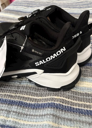 Siyah SU GEÇİRMEZ Salomon Erkek Outdoor Spor Ayakkabı - Görsel 2