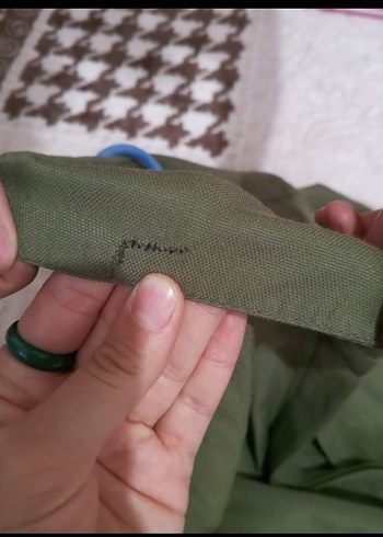 s Beden haki Renk Uzun Kollu Khaki Kadın Gömlek