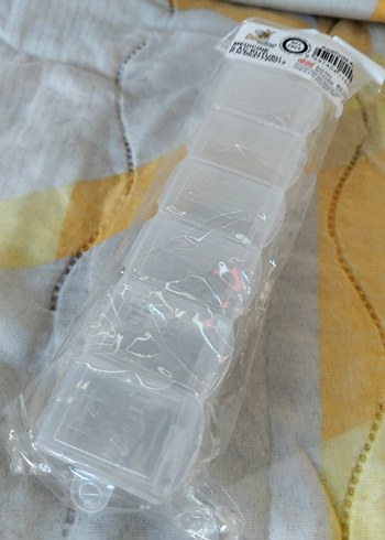 BPA İçermez İlaç Kutusu - Şeffaf Bej - Görsel 3