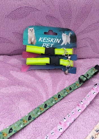 ZİLLİ KEDİ TASMASI 2 adet... - Görsel 4