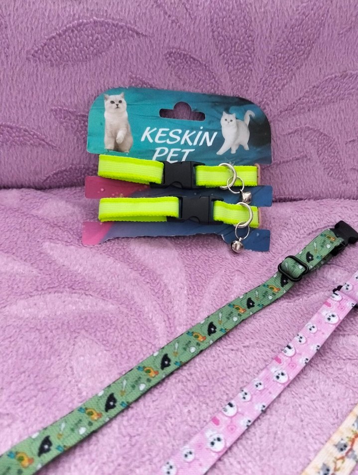 ZİLLİ KEDİ TASMASI 2 adet... - Görsel 4