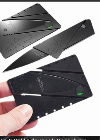 Kartvizit'lik Siyah Güvenlik Bıçağı - Görsel 4