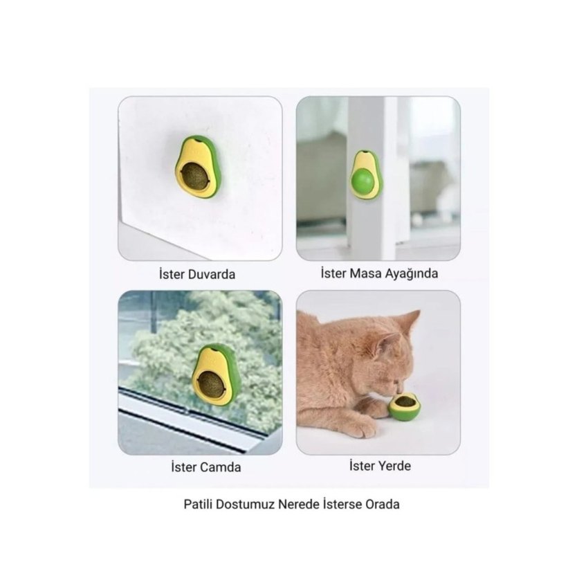 Avakado Kedi Nanesi  Oyun Topu - Görsel 2
