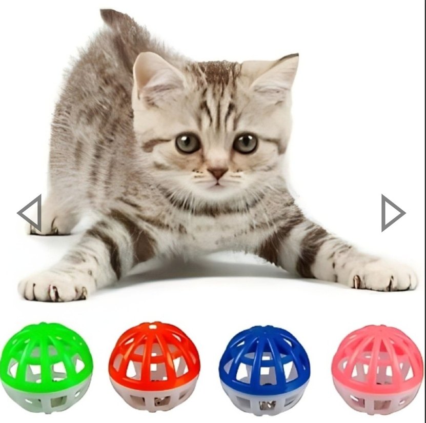 Çıngıraklı Top Kedi Oyuncağı 2'li Set - Görsel 4