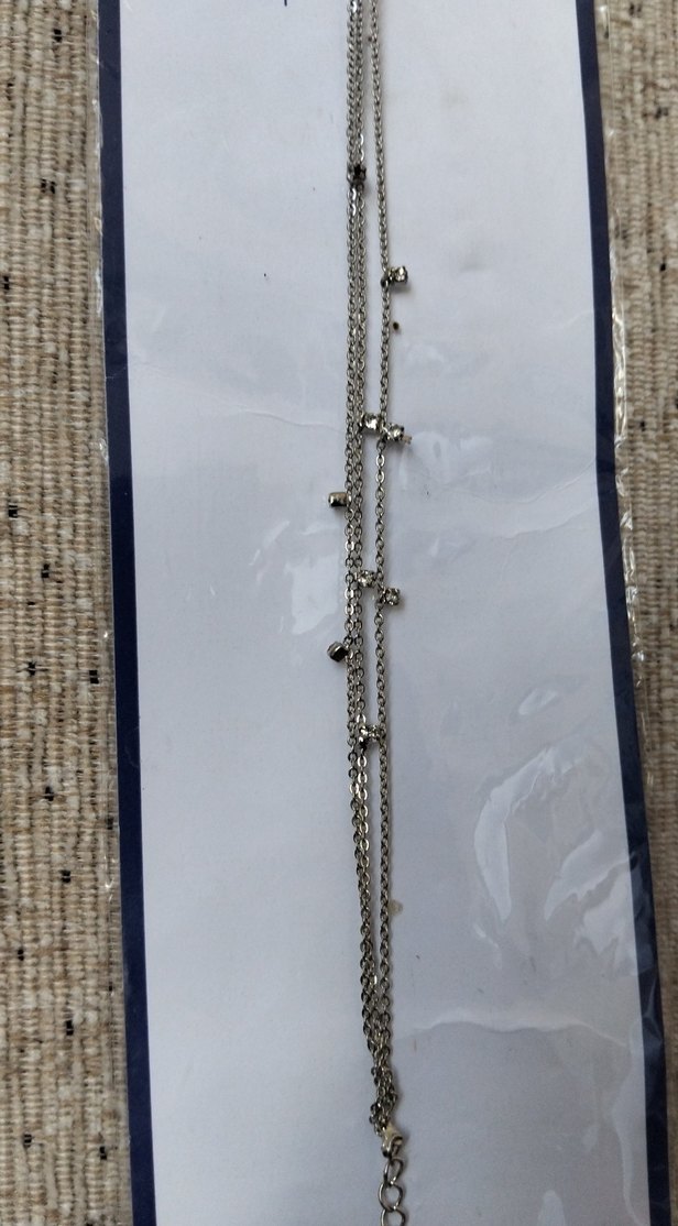 Gri Zincir Detaylı Kadın Bileklik - Görsel 2