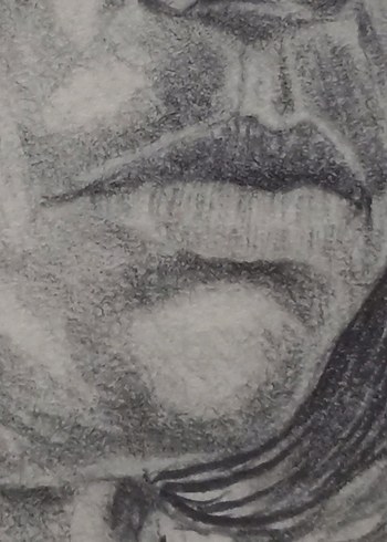 Misery Saman kağıdı üzerine tükenmez kalem 21cm x 27 cm