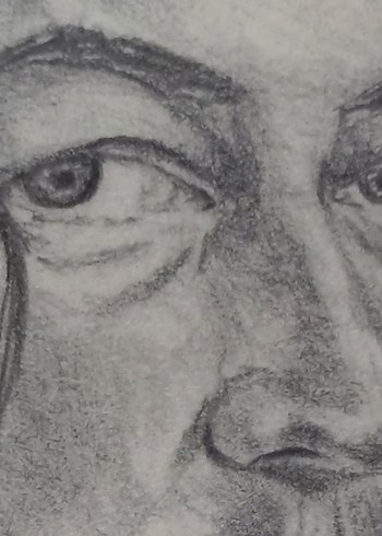 Beden Misery Saman kağıdı üzerine tükenmez kalem 21cm x 27 cm