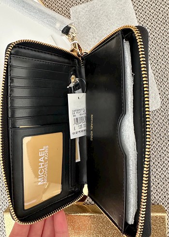 Beden siyah Renk Michael Kors Sıfır Cüzdan