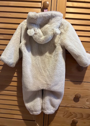 Kürklü Bebek Kız Tulumu - Görsel 2