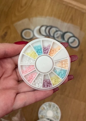 Renkli Tırnak Süsleme Seti - Görsel 5