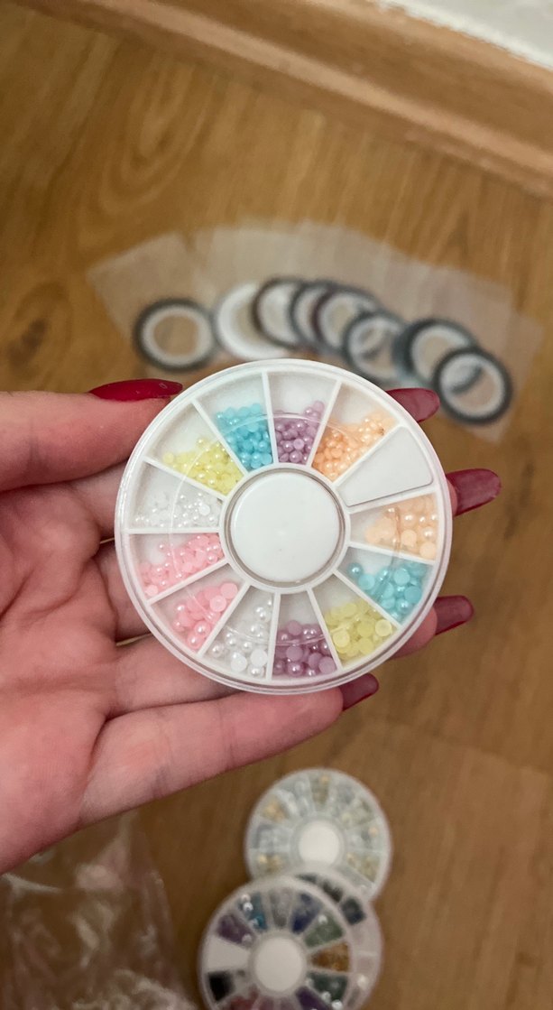 Renkli Tırnak Süsleme Seti - Görsel 5