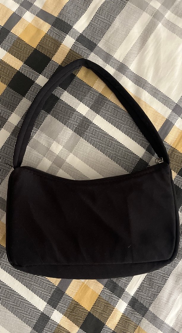Siyah Tokalı Kadın Omuz Çantası - Görsel 2