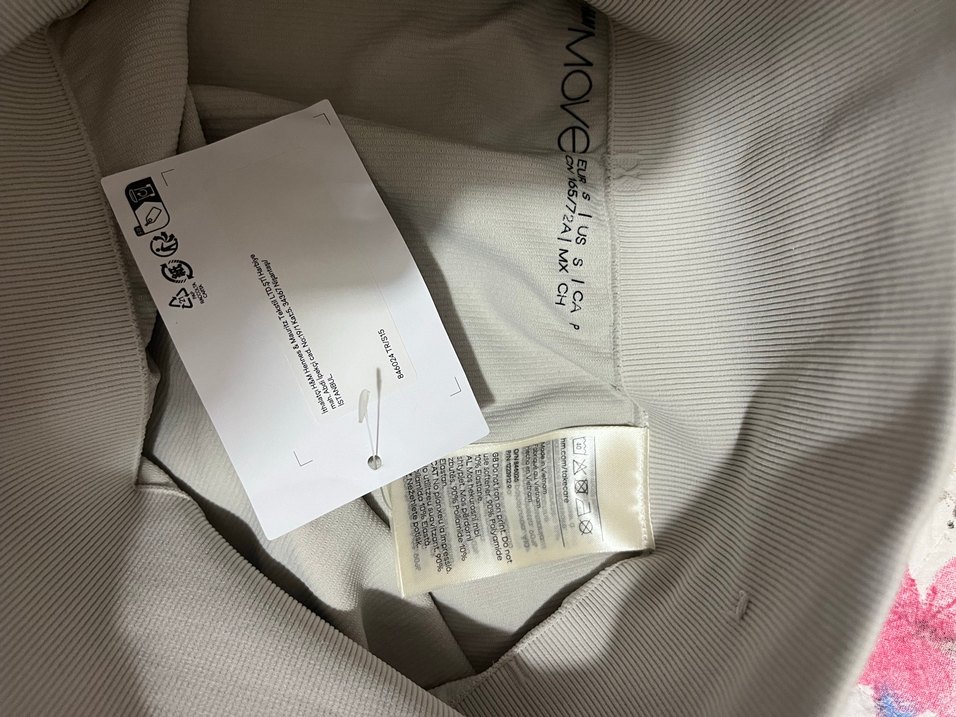 Gri Kadın Mini Tayt Elastik Bel - Görsel 2