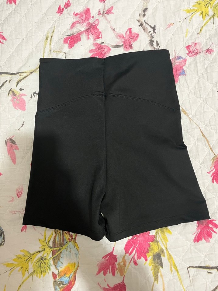 Siyah Yüksek Bel Mini Şort - Görsel 2