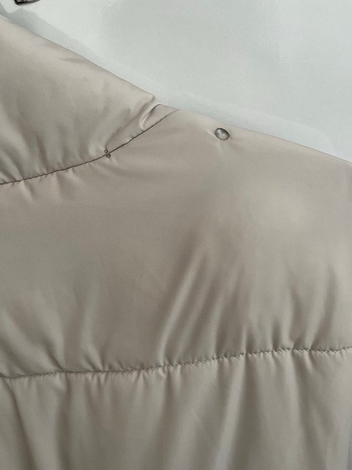 Bej Kısa Kadın Kışlık Mont - Görsel 4