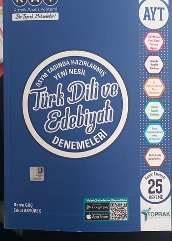 Türk Dili ve Edebiyatı Deneme Kitabı 25'li