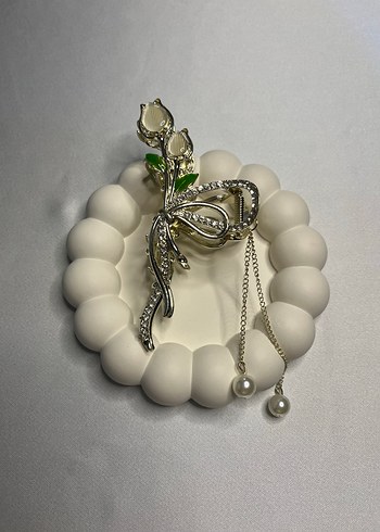 Accessorize Beyaz Metal Fiyonk Saç Tokası