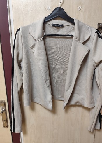 Bej Kadın ceket - Görsel 3