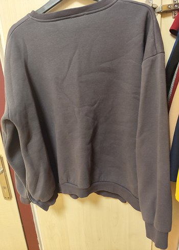 Gri Kadın Fermuarlı Sweatshirt - Görsel 4