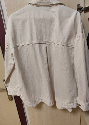 DeFacto Bej Düğmeli kot ceket - Görsel 2